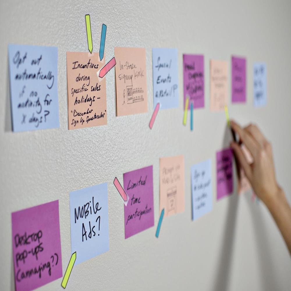 Post-It® Bloczek Samoprzylepny Super Sticky 655.6ss Eg 127x76xmm 6x90 Kart Promienne Kolory - obrazek 4