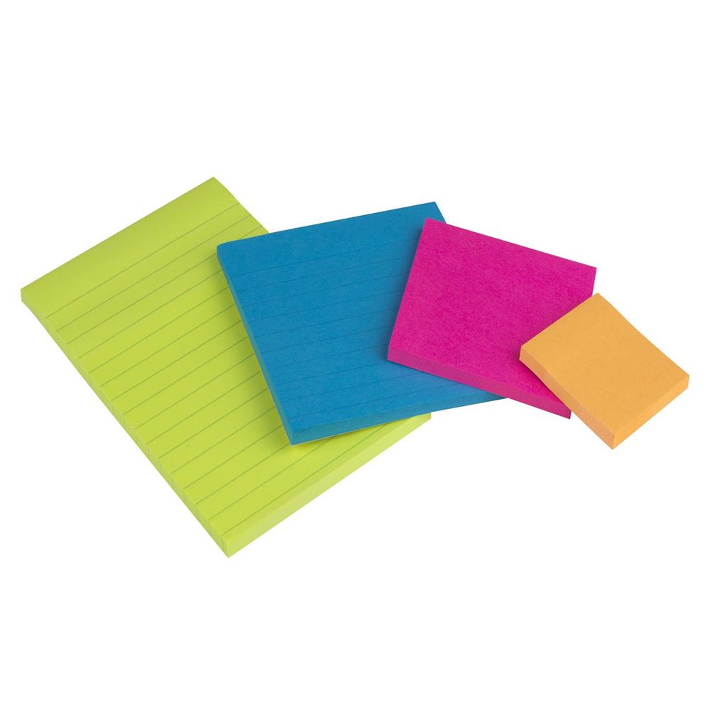 Post-It® Bloczek Samoprzylepny Super Sticky 4622 Sseu Mix Rozmiarów 4x45 Kart Zawieszka Mix Kolorów - obrazek 5