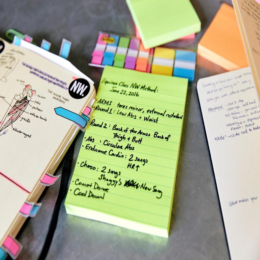 Post-It® Bloczek Samoprzylepny Super Sticky 4622 Sseu Mix Rozmiarów 4x45 Kart Zawieszka Mix Kolorów - obrazek 6