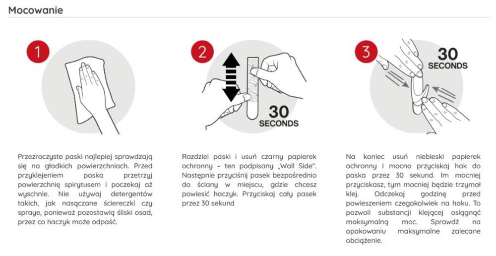 Command-3M Paski Wymienne Do Haczyków Wielokrotnego Użytku Command 17024 Pl 12 Szt - obrazek 7