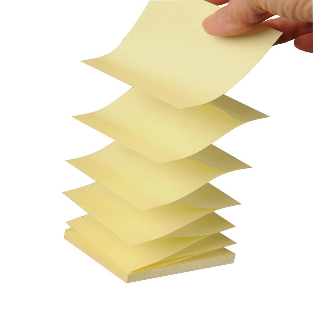 Post-It® Bloczek Samoprzylepny Z Notes R 330 76x76mm 1x100 Kart Żółty - obrazek 3