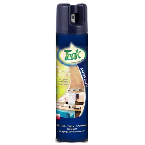 Aerozol do czyszczenia do mebli 300ml antistatic TEAK