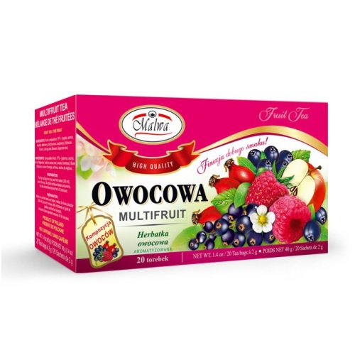 Herbata Owocowa 20 torebek Malwa