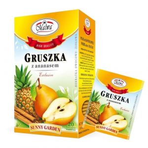 Herbata Sunny Garden Gruszka z Ananasem 20 kopert Malwa