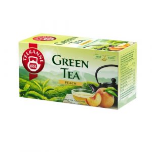 Herbata TEEKANNE Green Tea Peach 20 kopert