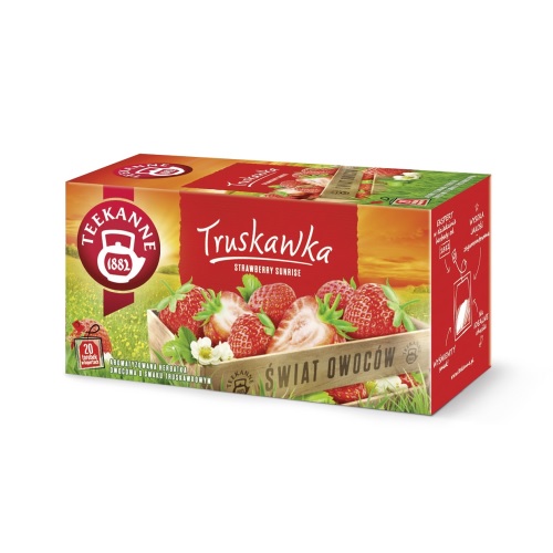 Herbata TEEKANNE World of Fruits Strawberry Sunrise 20szt.