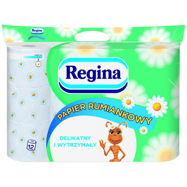 Papier toaletowy 12 rolek Regina 3 warstwowy