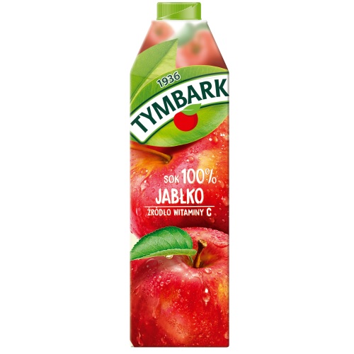 sok jabłkowy100% Tymbark 1L