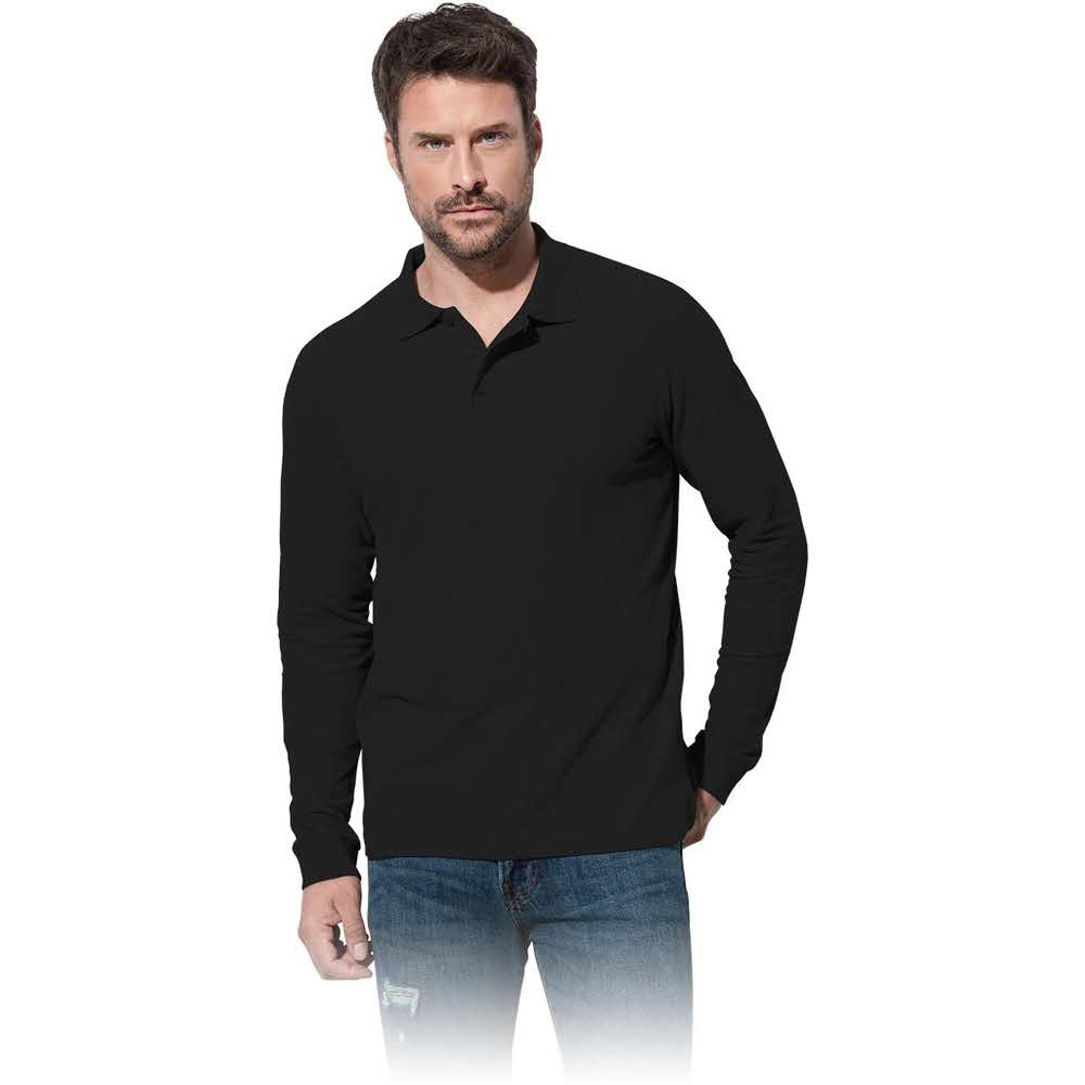 T Shirt 2 alibiuro.pl POLO Z DŁUGIM RĘKAWEM ST3400_BLOL 68