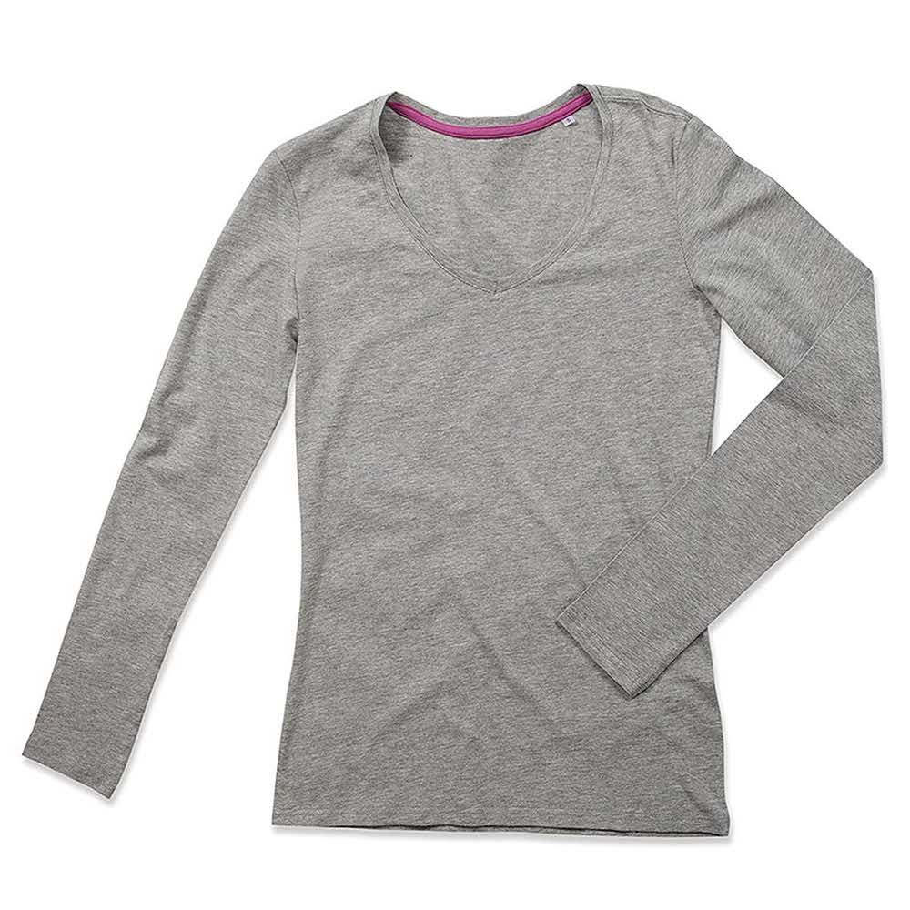 T Shirt 2 alibiuro.pl T SHIRT DAMSKI Z DŁUGIM RĘKAWEM SST9720_GYHM 6