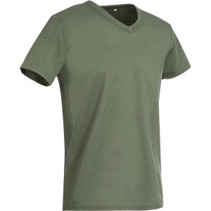 T Shirt 2 alibiuro.pl T SHIRT MĘSKI V NECK SST9010_MILS 36