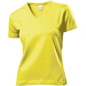 T Shirt 2 alibiuro.pl T SHIRT V NECK DAMSKI SST2700_YELS 7