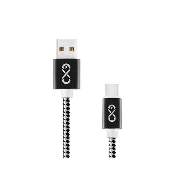 adapter 4 alibiuro.pl Uniwersalny kabel USB 2.0 do USB C EXC Diamond 1 5m czarny szary 60