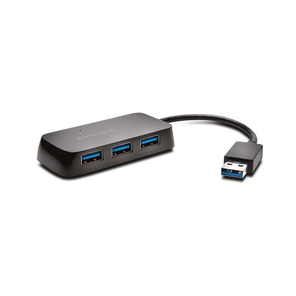 adaptery 4 alibiuro.pl Hub USB KENSINGTON UH4000 4xUSB 3.0 czarny 0