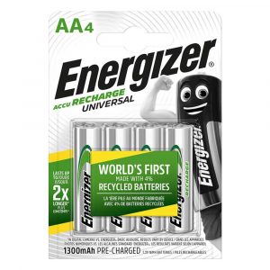 ładowarka do akumulatorów 4 alibiuro.pl Akumulator ENERGIZER Universal AA HR6 1 2V 1300mAh 4szt. 82