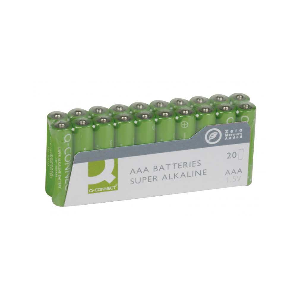ładowarka do akumulatorów 4 alibiuro.pl Baterie super alkaliczne Q CONNECT AAA LR03 1 5V 20szt. 40