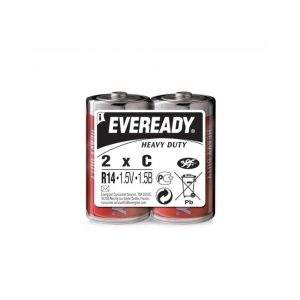 ładowarki do akumulatorów 4 alibiuro.pl Bateria EVEREADY Heavy Duty C R14 1 5V 2szt. 92