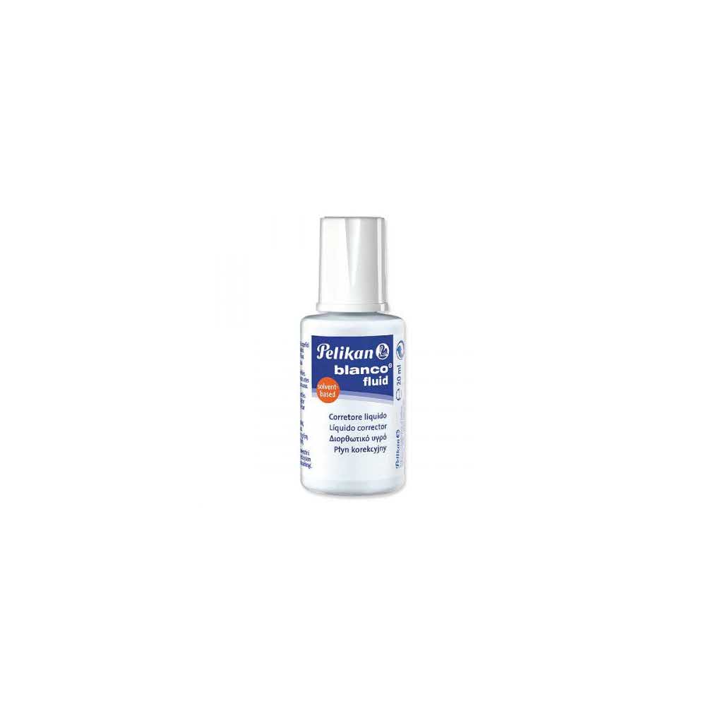 akcesoria biurowe 1 alibiuro.pl Korektor z pędzelkiem 20ml BLANCO FLUID Pelikan 20
