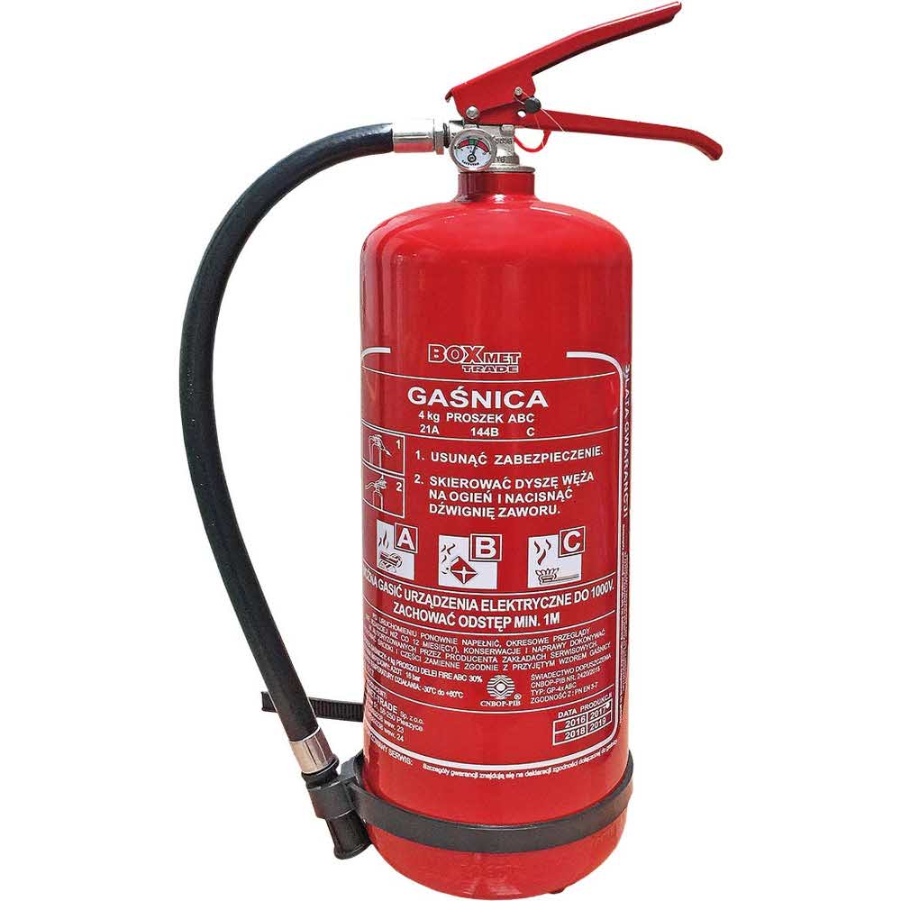 akcesoria biurowe 2 alibiuro.pl GAŚNICA PROSZKOWA 4 KG BX GP 4XABC O 38