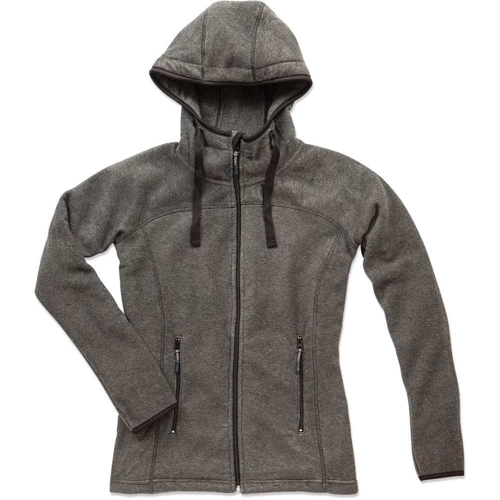 akcesoria biurowe 2 alibiuro.pl KURTKA DAMSKA Z POLARU Z KAPTUREM SST5120_ANHL 1