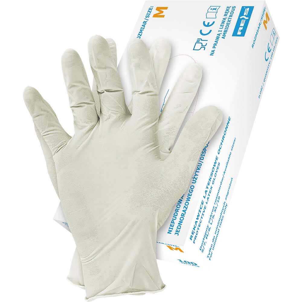 akcesoria biurowe 2 alibiuro.pl RĘKAWICE LATEKSOWE RALATEX(22)S 11