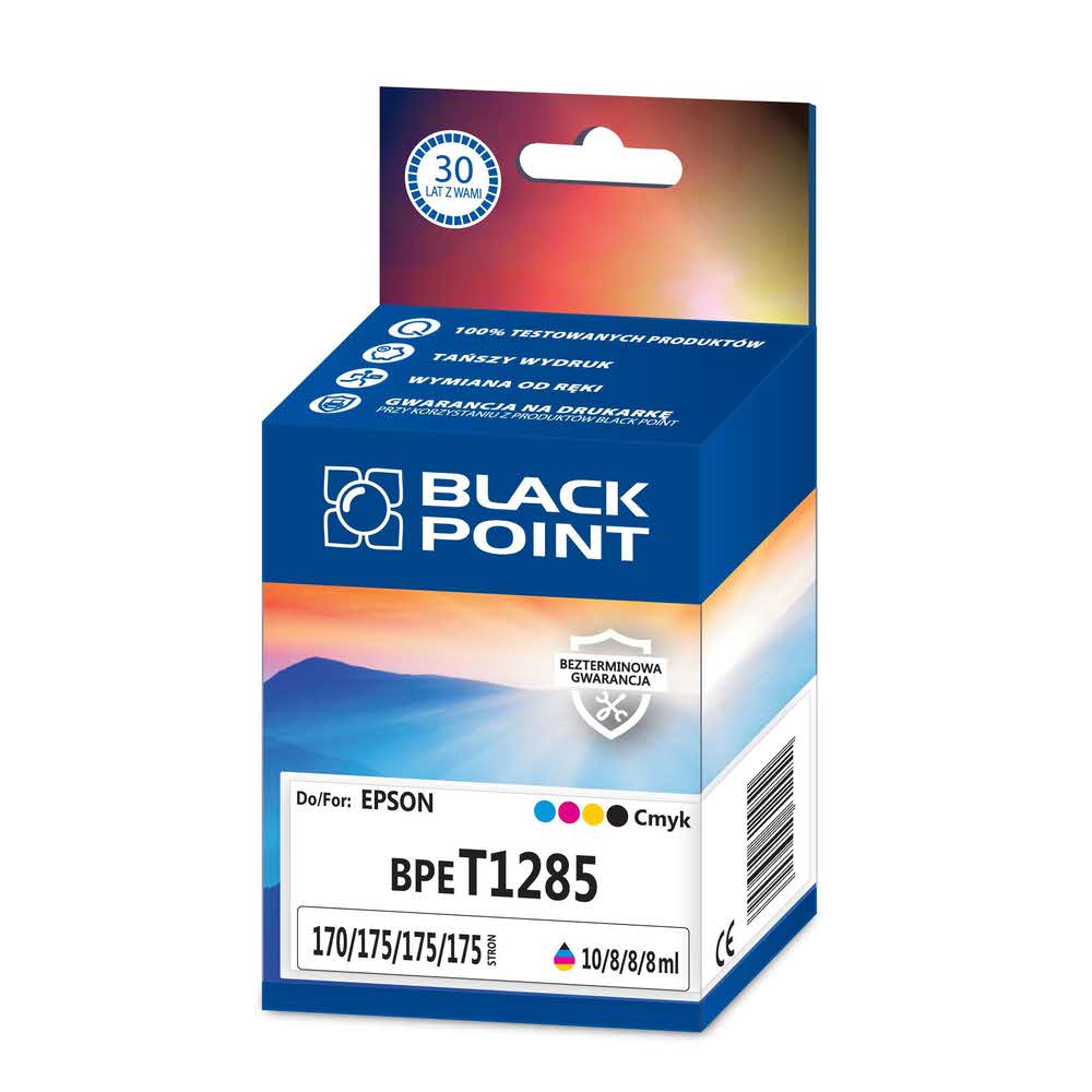 akcesoria biurowe 3 alibiuro.pl BPET1285 Multipack BP Epson BLIS BlackPoint BPET1285 SGE1285BKMU 70