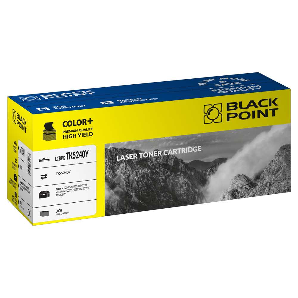 akcesoria biurowe 3 alibiuro.pl LCBPKTK5240Y Toner BP Kyocera TK 5240Y BlackPoint LCBPKTK5240Y BLKYOTK5240YBW 67