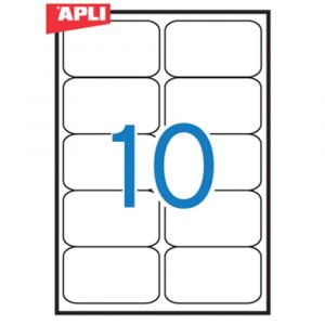 akcesoria biurowe 4 alibiuro.pl Etykiety uniwersalne APLI 99 1x57mm zaokrąglone białe 100 ark. 12 akcesoria biurowe 4 alibiuro.pl Etykiety uniwersalne APLI 99 1x57mm zaokrąglone białe 100 ark. 12