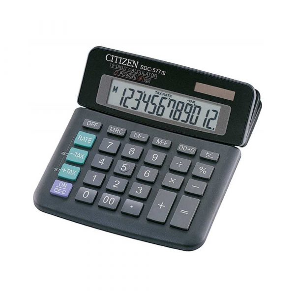 akcesoria biurowe 4 alibiuro.pl Kalkulator biurowy CITIZEN SDC 577III 12 cyfrowy 164x150mm czarny 19