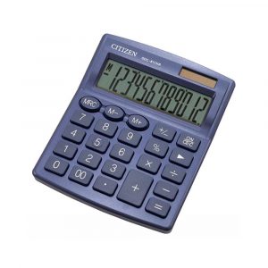 akcesoria biurowe 4 alibiuro.pl Kalkulator biurowy CITIZEN SDC 812NRNVE 12 cyfrowy 127x105mm granatowy 17