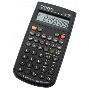 akcesoria biurowe 4 alibiuro.pl Kalkulator naukowy CITIZEN SR 135N 10 cyfrowy 154x84mm etui czarny 85