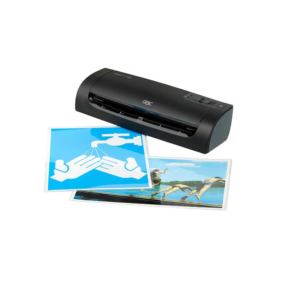 akcesoria biurowe 4 alibiuro.pl Laminator GBC Fusion 1100 A4 nagrzew. 4min prędk. laminacji 1min czarny 45