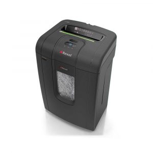 akcesoria biurowe 4 alibiuro.pl Niszczarka REXEL Mercury RSX1834 konfetti P 4 18 kart. 34l karty kredytowe CD czarna 42