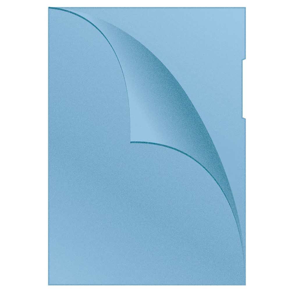 akcesoria biurowe 4 alibiuro.pl Obwoluta Q CONNECT typu L PP A4 groszkowa 120mikr. 100szt. niebieska 30