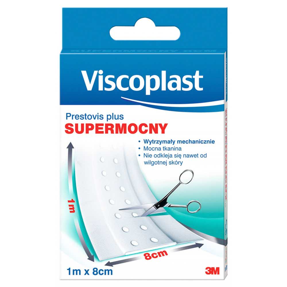 akcesoria biurowe 4 alibiuro.pl Plaster do cięcia VISCOPLAST Prestovis Plus supermocny 8cmx1m 69
