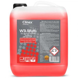 akcesoria biurowe 4 alibiuro.pl Preparat CLINEX W3 Multi 5L do mycia sanitariatów i łazienek skoncentrowany 9