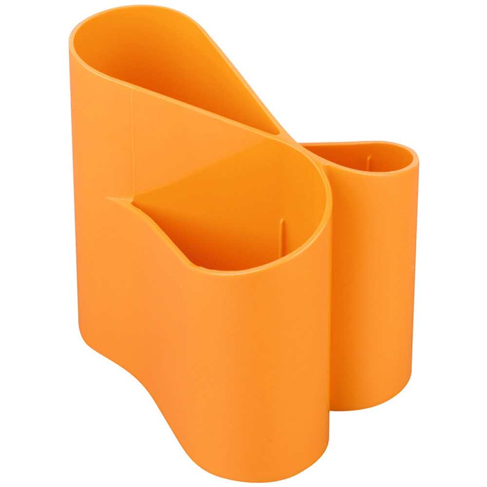 akcesoria biurowe 4 alibiuro.pl Przybornik na biurko ICO Lux pomarańczowy 67
