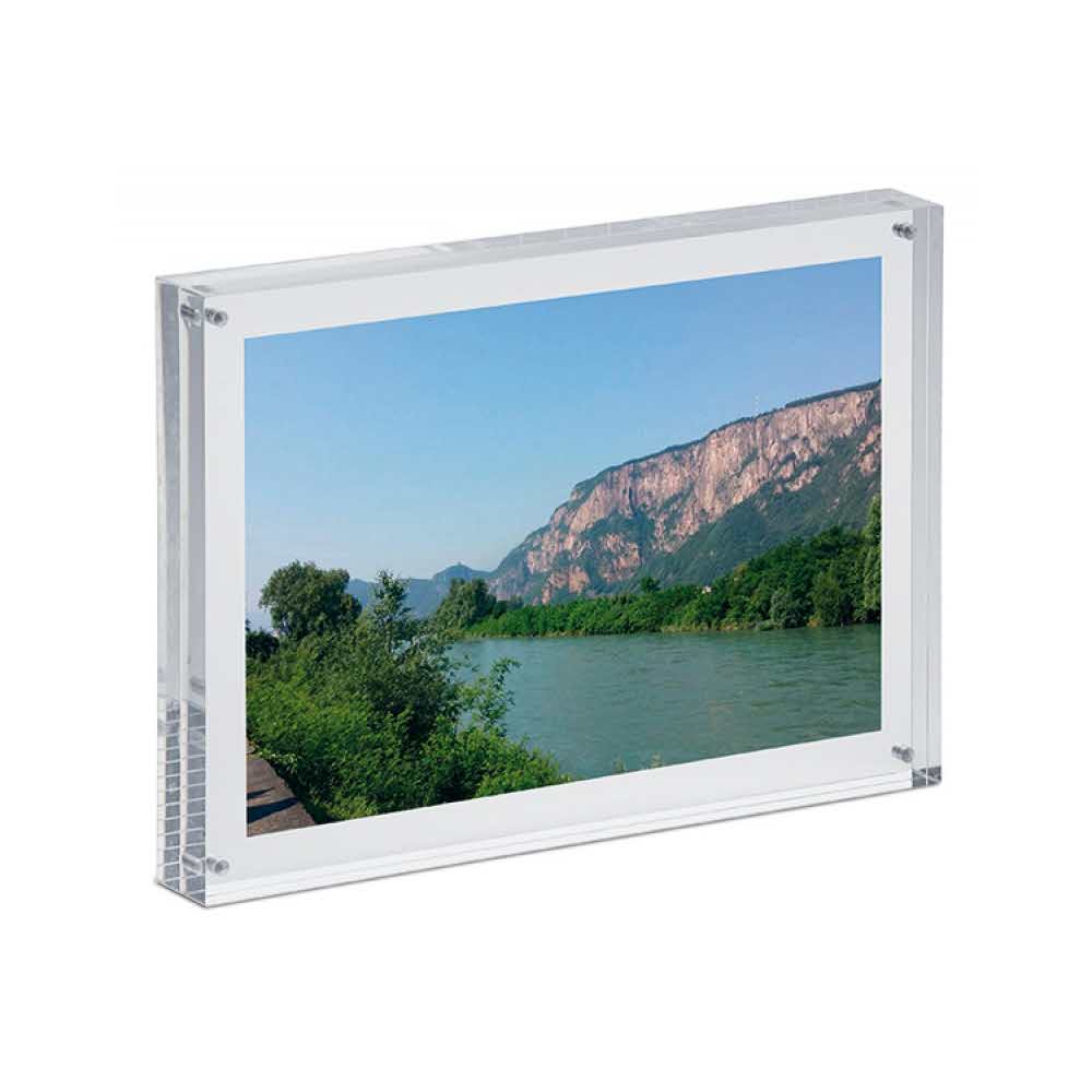 akcesoria biurowe 4 alibiuro.pl Ramka na zdjęcia MAUL akrylowa 211x149x30mm transparentna 71