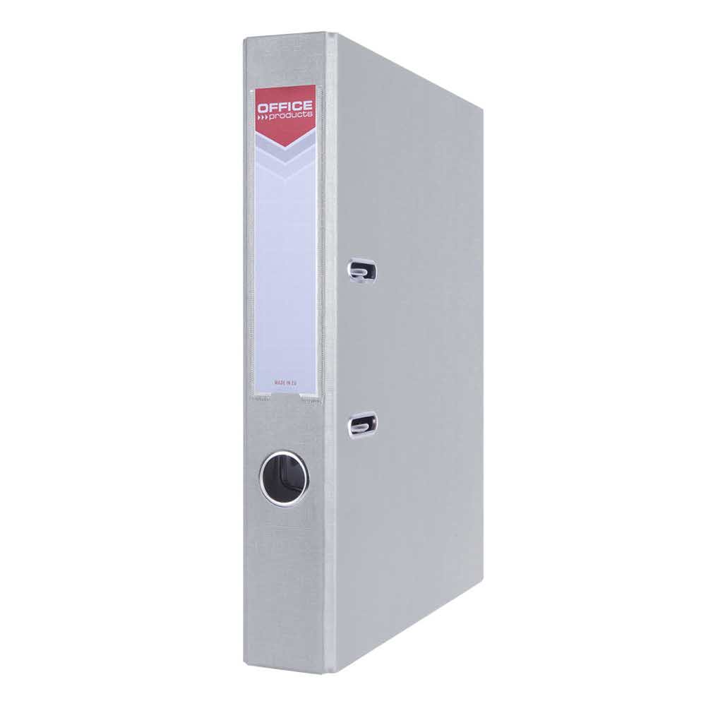 akcesoria biurowe 4 alibiuro.pl Segregator OFFICE PRODUCTS Officer PP A4 55mm szary 84