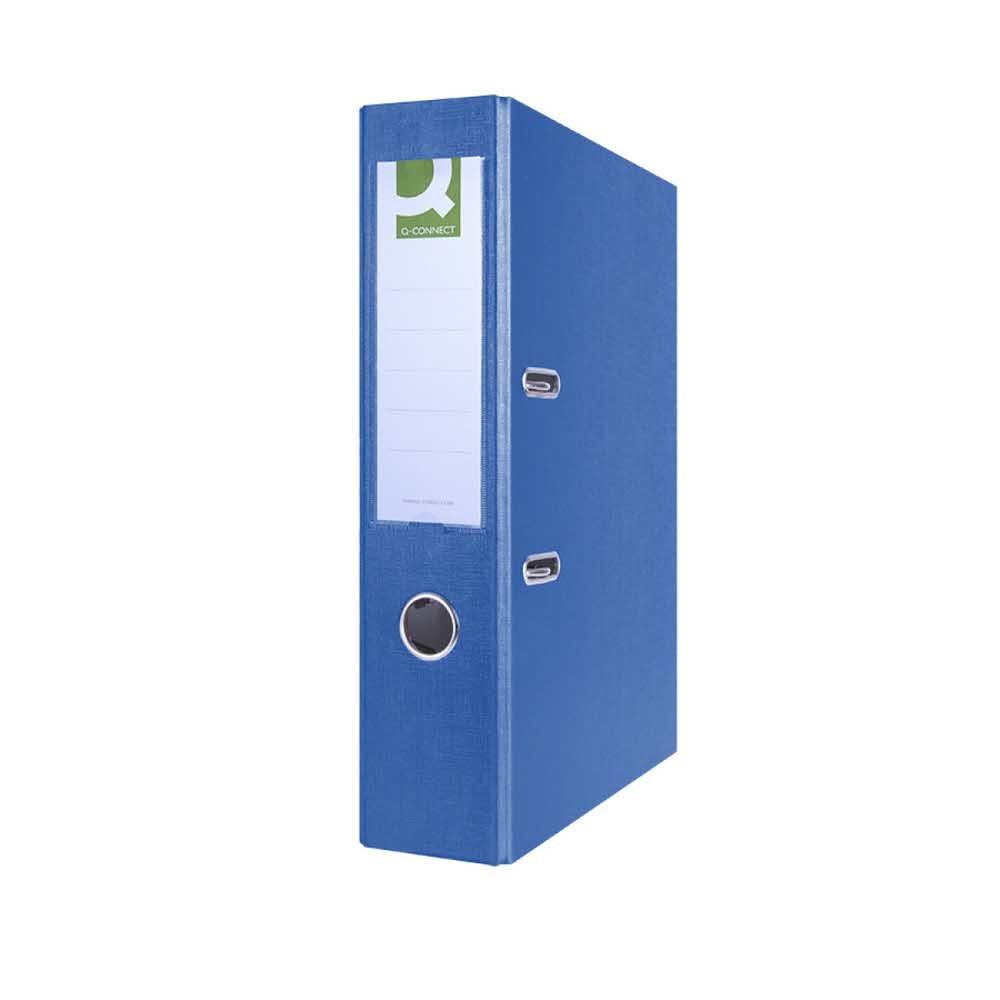 akcesoria biurowe 4 alibiuro.pl Segregator Q CONNECT Hero PP A4 75mm niebieski 8
