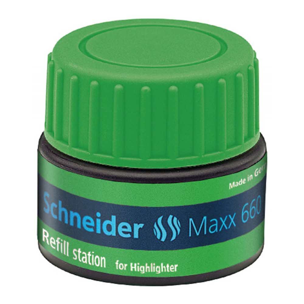 akcesoria biurowe 4 alibiuro.pl Stacja uzupełniająca SCHNEIDER Maxx 660 30 ml zielony 71