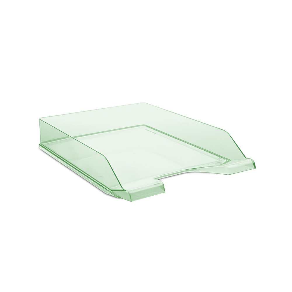 akcesoria biurowe 4 alibiuro.pl Szufladka na biurko DONAU polistyren A4 standard zielona 87