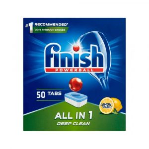akcesoria biurowe 4 alibiuro.pl Tabletki do zmywarki FINISH All in one Powerball 50szt. lemon 67