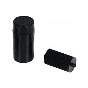 akcesoria biurowe 4 alibiuro.pl Tusz do metkownicy dwurzędowej Q CONNECT średnica 20 mm czarny 3