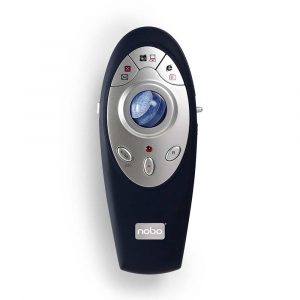 akcesoria biurowe 4 alibiuro.pl Wskaźnik laserowy NOBO P3 z wielofunkcyjnym pilotem multimedialnym granatowy 47