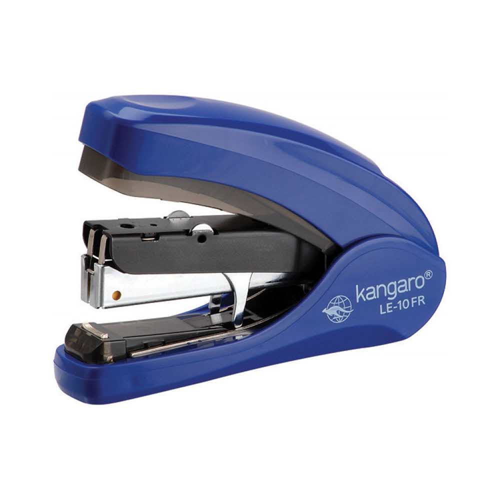 akcesoria biurowe 4 alibiuro.pl Zszywacz KANGARO LE 10FR zszywa do 20 kartek niebieski 41