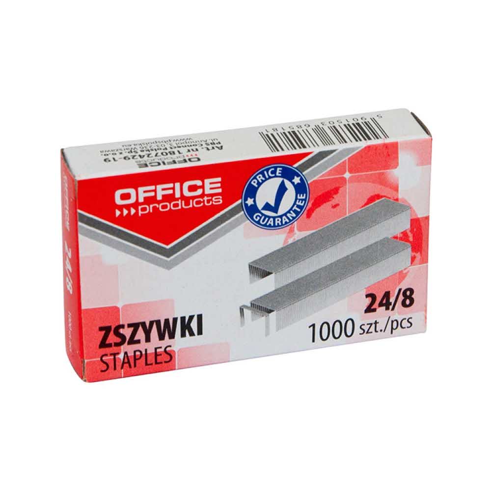 akcesoria biurowe 4 alibiuro.pl Zszywki OFFICE PRODUCTS 24 8 1000szt. 1