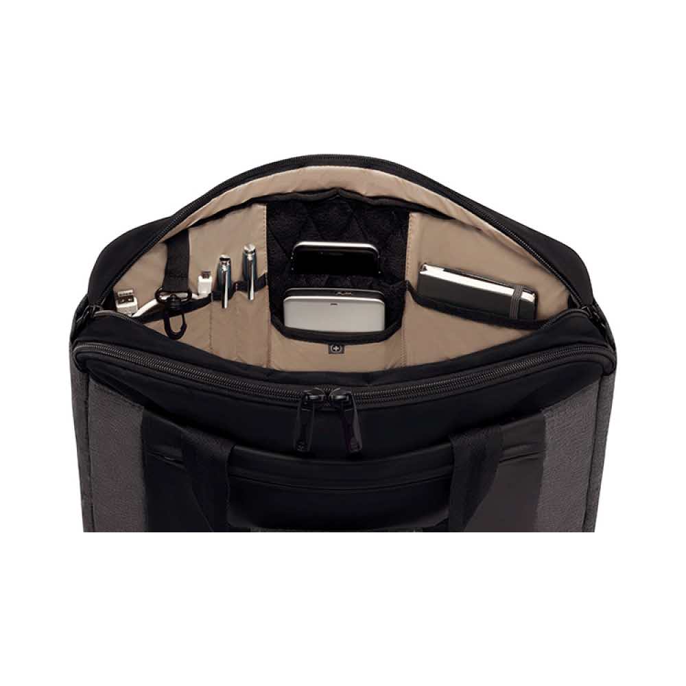 akcesoria komputerowe 4 alibiuro.pl Torba na laptopa WENGER Underground 16 Inch 430x310x90mm czarna szara 24