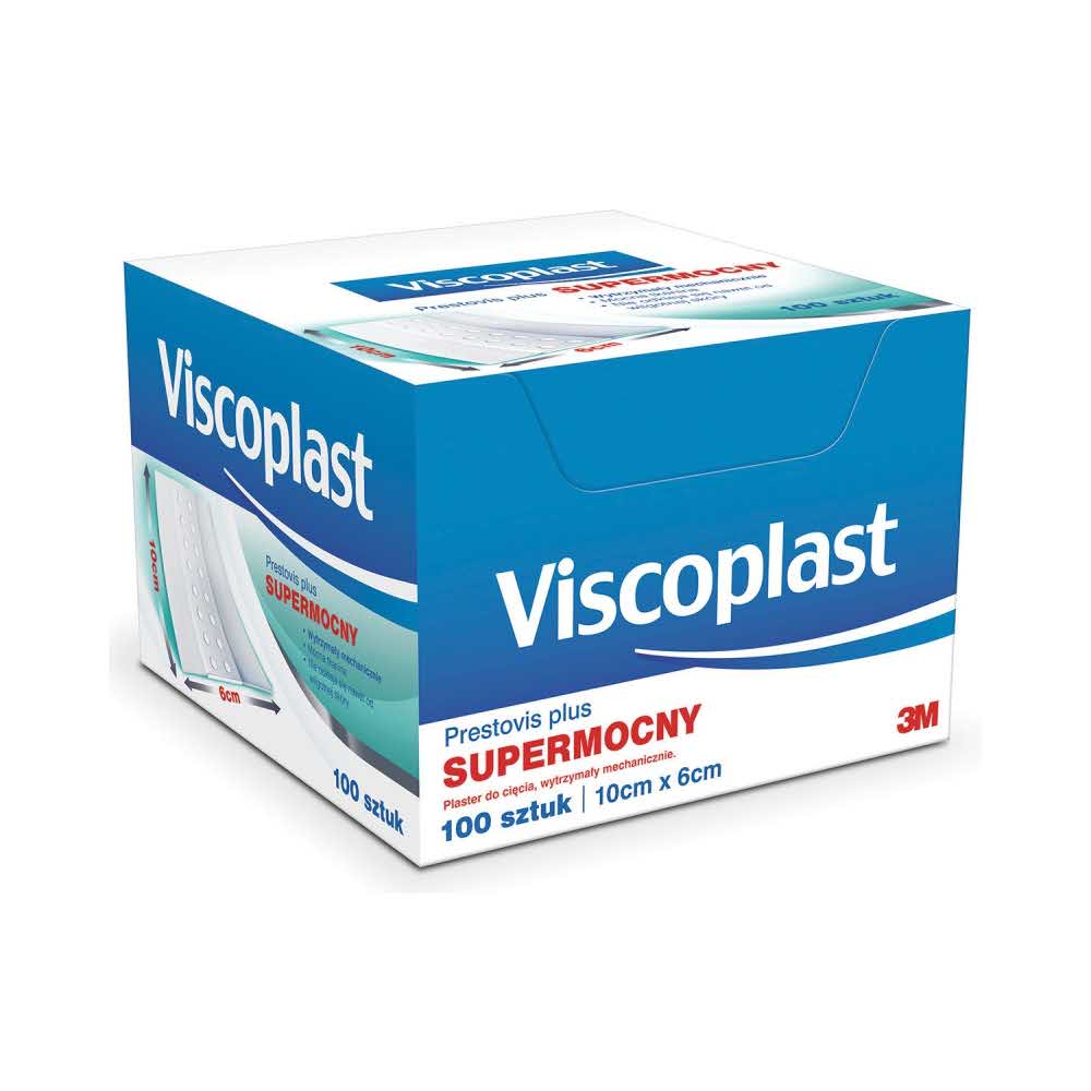 apteczki 4 alibiuro.pl Plastry VISCOPLAST PRESTOVIS PLUS 10x6cm 100szt. 40