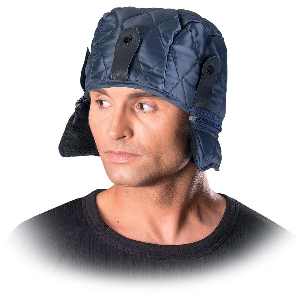 artykuły BHP 2 alibiuro.pl CZAPKA OCIEPLANA OCHRONNA POD HEŁM CZHELM_G 74
